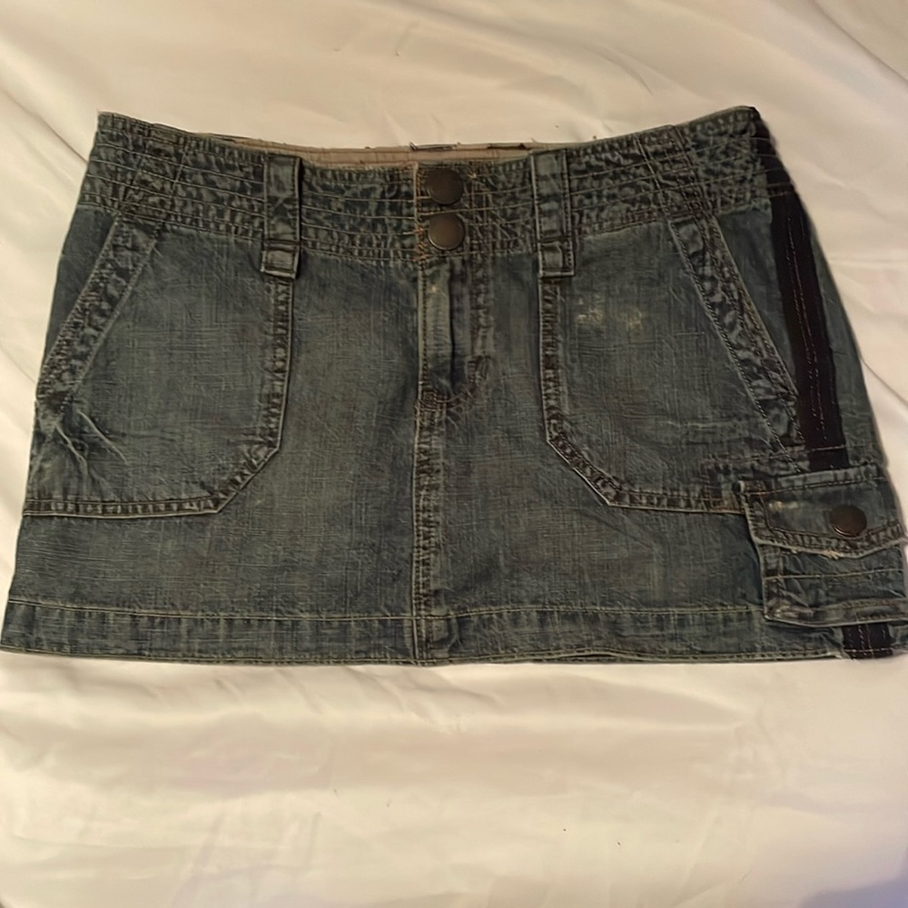 cargo mini skirt